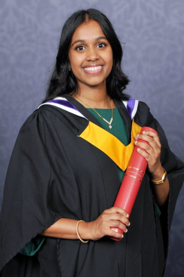 Varsha Krishnan - London Division Awards - medical student winner photo